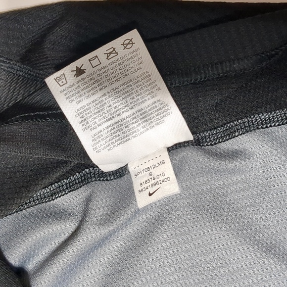 Nike Pro Hypercool 3/4 Sleeve Black Shirt - Picture 7 of 7